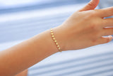 Sequin Disc Chain - 14K Gold Filled Chain by the Foot - USA Made - Perfect For Permanent Jewelry - Made in USA Permanent Jewelry Chain