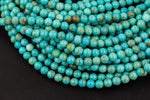 Turquoise Round 6mm 8mm 10mm Full Strand 15.5-16" AAA Quality Smooth Gemstone Beads