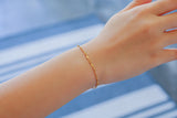 Gold Filled Flat Tubed Chain, 3 plus 1 Oval Links, Wholesale, USA Made, Chain by foot