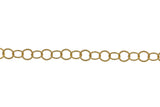 Gold Filled Flat or Round Chain, 3.4mm, Wholesale, BULK Low Price, Chain by foot Permanent Jewelry Chain