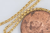 Gold Filled Rolo 1.4mm, Wholesale, USA Made, Chain by foot Permanent Jewelry Chain