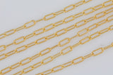 Gold Filled 2.5mm Paperclip Textured Chain, Wholesale, USA Made, Chain by foot