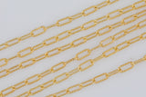 Gold Filled 2.5mm Paperclip Textured Chain, Wholesale, USA Made, Chain by foot