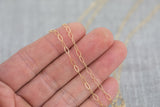 2.5x5mm ROUND or Flat Marquee Gold-filled Chain -Wholesale - USA Made gold filled