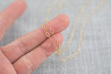 2.5x5mm ROUND or Flat Marquee Gold-filled Chain -Wholesale - USA Made gold filled