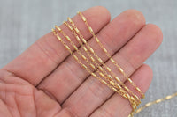 Gold Filled Satellite Round Tubed Chain, Wholesale, USA Made, Chain by foot Permanent Jewelry Chain