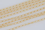 2.5mm Curb Gold-filled Chain by the foot- Wholesale- USA Made Permanent Jewelry Chain