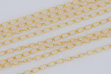 2.5mm Curb Gold-filled Chain by the foot- Wholesale- USA Made Permanent Jewelry Chain