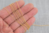 Gold Filled Cable Heavier Chain 1.8mm , Wholesale, USA Made, Chain by foot Permanent Jewelry Chain