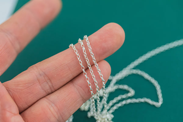 1.8mm Sterling silver Rolo Chain