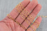 5.5mm Oval Chain Gold Fill Chain - Wholesale - By the Foot- 14/20 Permanent Jewelry Chain