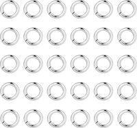 Sterling Silver Open Jump Rings 24 gauge 3mm 4mm 24ga open jump rings sterling silver 925 SS Made in USA Wholesale