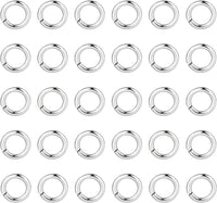 Sterling Silver Open Jump Rings 24 gauge 3mm 4mm 24ga open jump rings sterling silver 925 SS Made in USA Wholesale