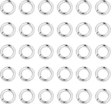 Sterling Silver Open Jump Rings 24 gauge 3mm 4mm 24ga open jump rings sterling silver 925 SS Made in USA Wholesale