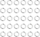 Sterling Silver Open Jump Rings 24 gauge 3mm 4mm 24ga open jump rings sterling silver 925 SS Made in USA Wholesale