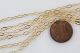 2.5x5mm ROUND or Flat Marquee Gold-filled Chain -Wholesale - USA Made gold filled