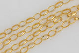 3x5mm Oval Rolo Chain Gold Fill Chain -- By the Foot Permanent Jewelry Chain