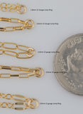 Wholesale- 3mm- 22GA Open 22 Gauge - 14/20 Gold FIlled- USA Made- Click and Lock Design- Perfect for Permanent Jewelry Jump Ring