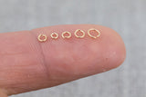 USA Gold Filled Jump Ring 24GA Open 24 ga Gauge GF 14/20 Gold Filled USA Made - 2mm 3mm 4mm 5mm Click and Lock Design- Perfect for Fine Work