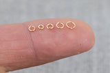 USA Gold Filled Jump Ring 24GA Open 24 ga Gauge GF 14/20 Gold Filled USA Made - 2mm 3mm 4mm 5mm Click and Lock Design- Perfect for Fine Work