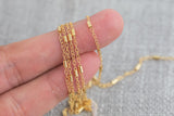 Gold Filled Satellite Round Tubed Chain, Wholesale, USA Made, Chain by foot Permanent Jewelry Chain