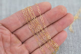 2.5x5mm ROUND or Flat Marquee Gold-filled Chain -Wholesale - USA Made gold filled