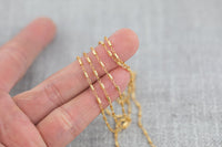 Gold Filled Satellite Round Tubed Chain, Wholesale, USA Made, Chain by foot Permanent Jewelry Chain