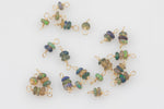 USA Gold Filled Permanent Jewelry Connectors Gemmy Ethiopian Opal Connector 1420 Gold Filled 3mm 925 Sterling Silver