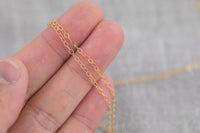 2mm Gold-filled Chain by the foot - Wholesale - Round Cable Chain Permanent Jewelry Chain