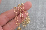 5.5mm Oval Chain Gold Fill Chain - Wholesale - By the Foot- 14/20 Permanent Jewelry Chain