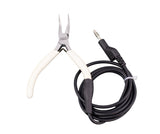 5ft Grounded Pliers Set Extra Long Extension for Sunstone Orion Mpulse Zapp Jupiter Helix Amazon Welder Permanent Jewelry! Curved or Fine