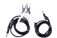 5ft Grounded Pliers Set Extra Long Extension for Sunstone Orion Mpulse Zapp Jupiter Helix Amazon Welder Permanent Jewelry! Curved or Fine