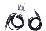 5ft Grounded Pliers Set Extra Long Extension for Sunstone Orion Mpulse Zapp Jupiter Helix Amazon Welder Permanent Jewelry! Curved or Fine