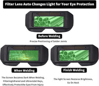 Self Dimming Permanent Jewelry Welding Glasses Auto-Darkening Autodarkening Auto Darkening Sunglasses