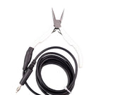 5ft Grounded Pliers Set Extra Long Extension for Permanent Jewelry for Orion Mpulse Zapp Amazon Jupiter Welders! 1 Curved Tip 1 Thin Tip