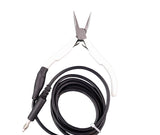 5ft Grounded Pliers Set Extra Long Extension for Permanent Jewelry for Orion Mpulse Zapp Amazon Jupiter Welders! 1 Curved Tip 1 Thin Tip