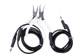 5ft Grounded Pliers Set Extra Long Extension for Sunstone Orion Mpulse Zapp Jupiter Helix Amazon Welder Permanent Jewelry! Curved or Fine