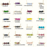 Gold filled Connectors or Sterling Silver Connectors Birthstones Permanent Jewelry Connectors Connector Charms - Birthstone and gemstones