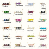 Solid Gold Connectors Birthstones Permanent Jewelry Connectors Connector Charms - Birthstone and gemstones