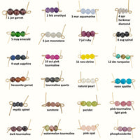 Gold filled Connectors or Sterling Silver Connectors Birthstones Permanent Jewelry Connectors Connector Charms - Birthstone and gemstones