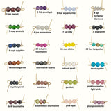 Gold filled Connectors or Sterling Silver Connectors Birthstones Permanent Jewelry Connectors Connector Charms - Birthstone and gemstones