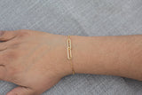 Gold filled Paperclip Large Link Connector- 2 links- 5.4mmx28mm- Sold by the piece