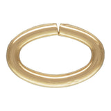 USA Gold Filled Oval Jump Ring- 20 Gauge- 14/20 Gold Filled- USA Made- Click and Lock Design- Perfect for Fine Work