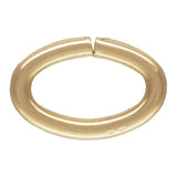 USA Gold Filled Oval Jump Ring- 18 Gauge- 14/20 Gold Filled- USA Made- Click and Lock Design- Perfect for Fine Work