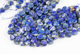 AAA Natural Lapis Faceted Heart Beads 12mm Gemstone 15.5" Strand