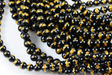 Hand Carved Dragon Round Onyx Beads. A Quality -Full Strand 15.5 inch Strand- Black