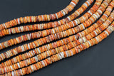 Natural Spiney Coral Roundel Beads Size 10mm 15.5" Strand