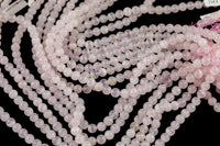 Natural Pink Calcite, Round, 4mm, 6mm, 8mm, 10mm-Full Strand 15.5 inch Strand AAA Quality Smooth Gemstone Beads