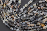 Dendrite Opal Beads - Around 5x8mm in dimensions -16 Inch strand - Wholesale pricing Gemstone Beads