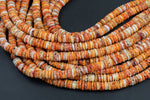 Natural Spiney Coral Roundel Beads Size 10mm 15.5" Strand